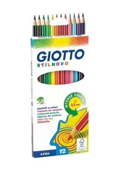 Giotto Stilnovo Maxi 12li 225900 Çok Renkli