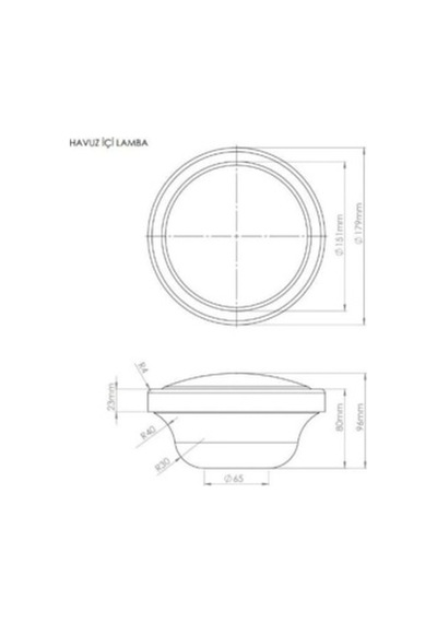 30 Watt Gün Işığı Par 56 Smd Ledli Havuz Ampulu