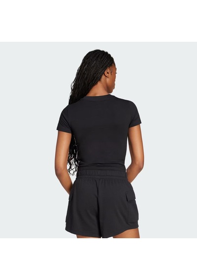 Adidas Essentials 3-stripes Slim Baby Kadın Tişört C-adıjc8325b30a00 Siyah