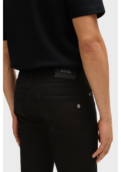 Boss Pamuklu Slim Fit Jeans Erkek Kot Pantolon 50520837 003 Siyah