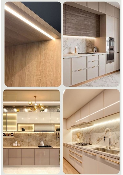 Argeled Mutfak Dolabı Ve Tezgah Altı Gömme Led Armatür 12v 3000k 200cm