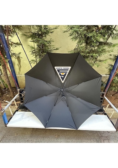 Marlux April 251-g Fiber Otomatik Vale Şemsiyesi 130 CM Siyah Siyah - Siyah