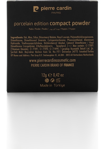 Pierre Cardin Porcelain Edition Compact Powder - Pudra - 688- Smoke Set