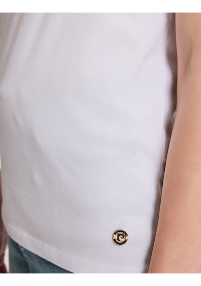 Pierre Cardin Kadın Beyaz Tişört Basic 50325474-vr013