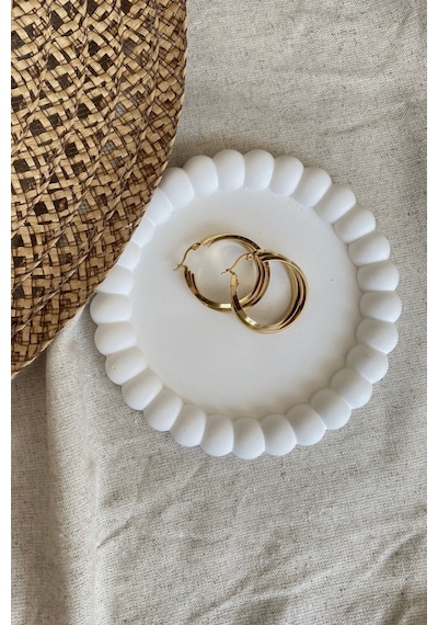 Bernami Mumluk Şamdanpinterest Bubble Dekoratif Tabak, Takı Tabağı, Bardak Altlığı Diğer