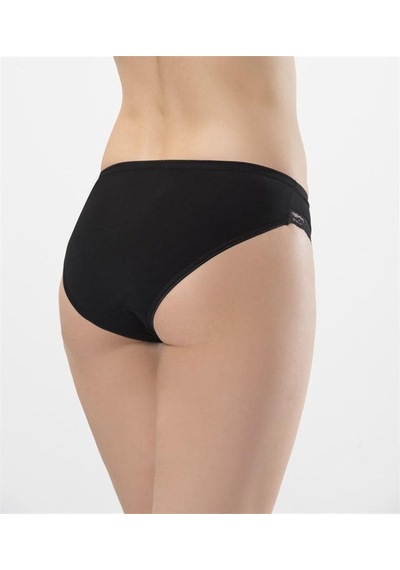 Türen 238 İkili Likralı Fistolu Bikini - Siyah Siyah