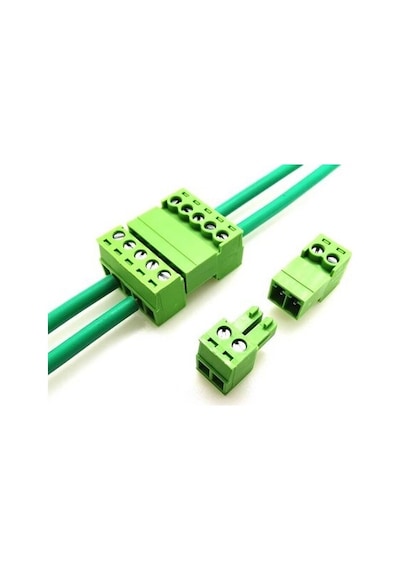 Robotizmo 4 Pin Kablodan Kabloya Klemens 3.81Mm Kablo Birleştirici 2 Adet