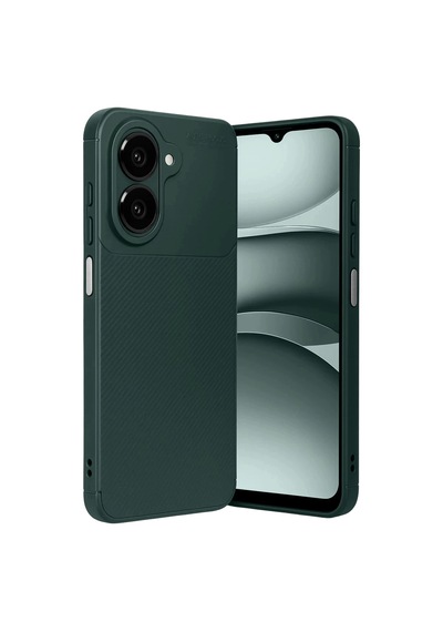 Samsung Uyumlu Galaxy A07 4g Uyumlu Auto Focus Karbon Kapak - Koyu Yeşil