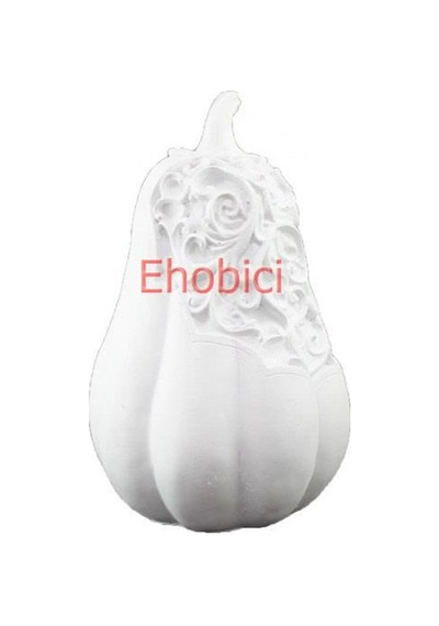 Polyester Büyük Süslü Armut 35x20cm HYK316