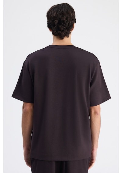 Twn Relaxed Fit Kahverengi Düz T-shirt 6ec144701535m Çok Renkli