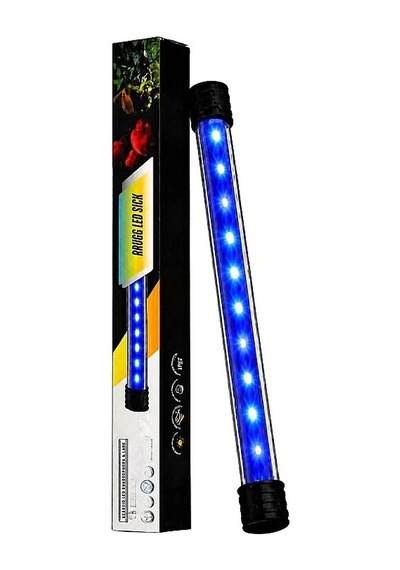 Coco Akvaryum Su Altı Led Aydınlatma 20 Cm Mavi 3w 6 Led Akvaryum İçi Mavi Aydınlatma