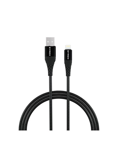 Syrox C88 Lightning USB Metal Data/Şarj Kablosu 2.0A 1mt