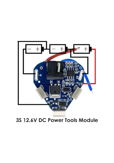 3s 6a Bms 12.6v 18650 Li-ıon Pil Şarj Koruma Modül