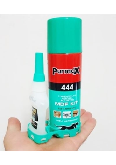 Purmax 444 Mdf Plastik Hızlı Yapıştırıcı 200 Ml+35 Gr