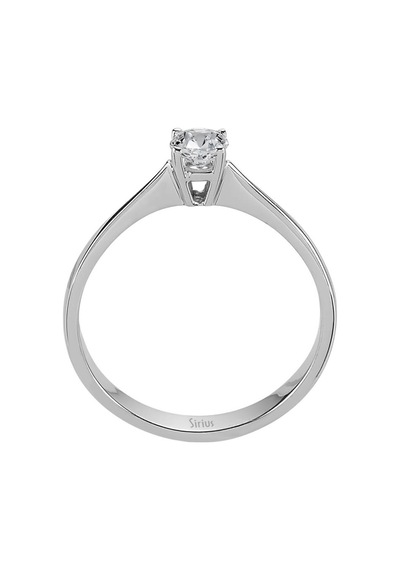 Sirius D Renk 0,27 Karat Pırlanta Tektaş Yüzük 0817R0028