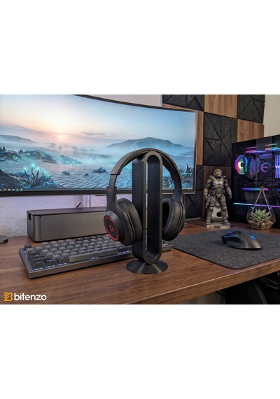 Minimalist Oval Tasarım Masaüstü Kulaklık Standı, Gaming Ve Ofis Kulaklık Tutucu