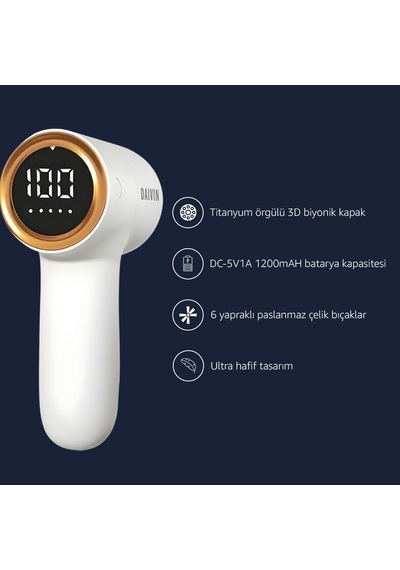 Daivin Lintlift Tüy Toplama Makinesi Beyaz