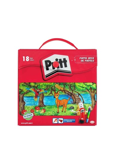 Pritt 18'li Pastel Boya - Çantalı Ambalaj Genel