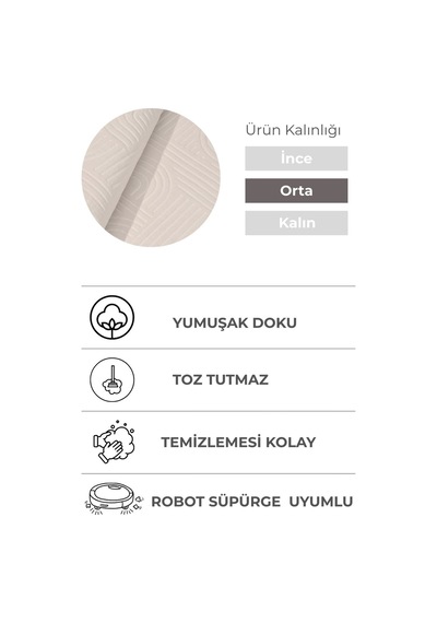 Lexus Beyaz Rengi Premium Halı & Yolluk Özel Kaymaz Tabanlı Yıkanabilir Tozumaz Modern