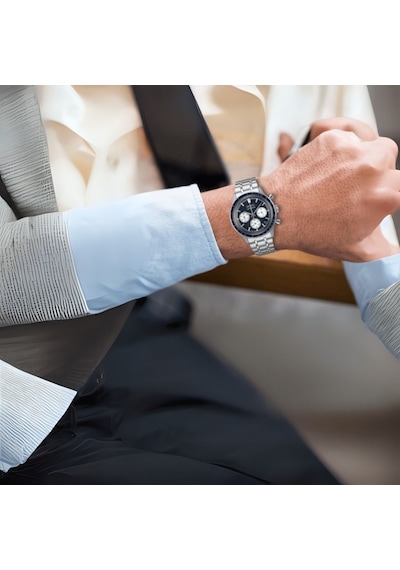 Seiko Kronograf Ssb477p Erkek Kol Saati Gri