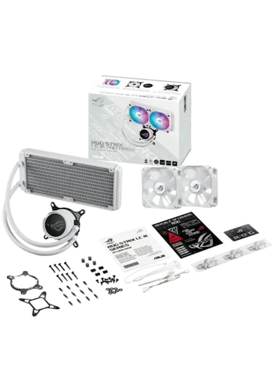 Asus Rog Strix Lc Iıı 240 Argb White Edition 240mm İşlemci Sıvı S