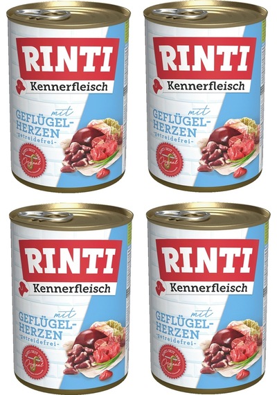 Rinti Yürekli Gurme Köpek Konservesi 400 G X 4 Adet