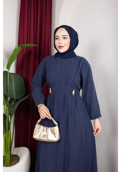 Storm Wear Kadın Tesettür Elbise Lacivert