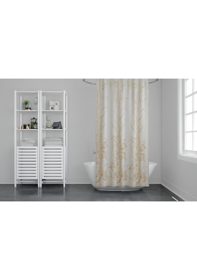 Zethome Günce Banyo Duş Perdesi 6932 Tek Kanat 1x100x200 Çok Renkli