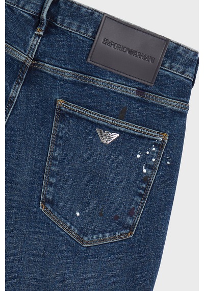 Emporio Armani Erkek Kot Pantolon Em000121 Af13252 Fb041 Lacivert Lacivert