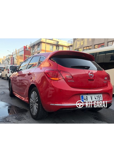 Kit Garaj Opel Astra J Hb Makyajlı Rieger Difüzör Plastik Boyalı
