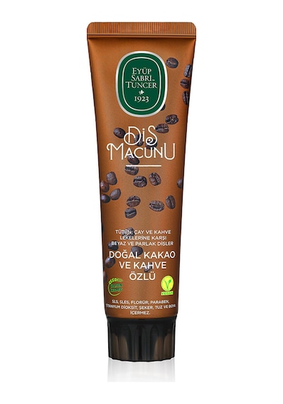 4 Adet Eyüp Sabri Tuncer Doğal Kakao Ve Kahve Özlü Diş Macunu 90 Ml