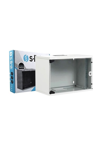 12u 530x400mm Rack Kabin Camlı Eco Seri