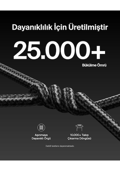 2'li Örgülü Usb-c - Usb-c Kablo, 1,5 M, 240 W, Yumuşak, Esnek Ve Hızlı Şarj Kablosu, İphone 17 Ve 16 Serisi, Galaxy S25, Pixel 10, İpad Pro Ve Daha Fazlasıyla Uyumlu, Siyah 2'li Örgülü Usb-c - Usb-c Kablo, 1,5 M, 240 W, Yumuşak, Esnek Ve Hızlı Şarj Kablosu, İphone 17 Ve 16 Serisi, Galaxy S25, Pixel 10, İpad Pro Ve Daha Fazlasıyla Uyumlu, Siyah