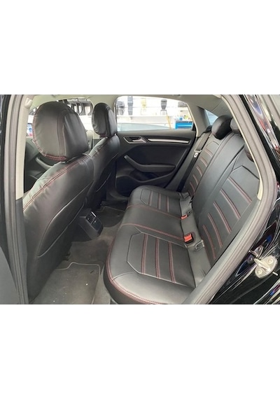 Audi A3 Araca Özel Deri Oto Koltuk Kılıf (500515401)