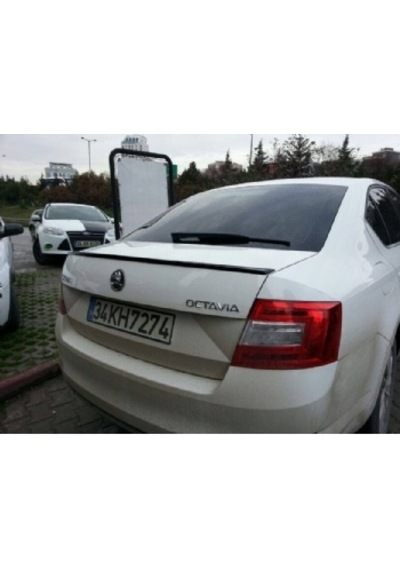Skoda Octavia 2013-2016 Spoyler Spoiler Boyasız