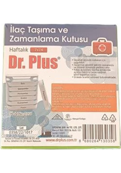 Dr Plus Saklama Ve Zamanlama Kutusu 7x24