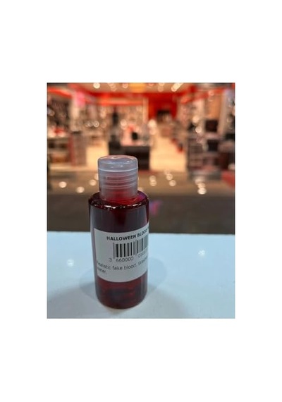 Cadılar Bayramı Yapay Kan, Gerçekçi Sıvı Makyaj Efekti, Yıkanabilir, 30ml