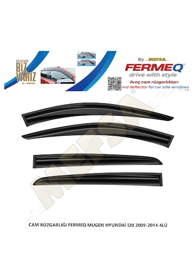 Cam Rüzgarlığı Fermeq Mugen Hyundai İ20 2009-2014 4lü