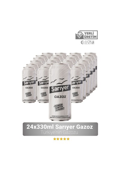 Sarıyer Karışık Aromalı Gazoz 24 x 330 ML