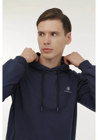 Lumberjack Basic Hoodie Lacivert Erkek Sweatshirt M-sn73 101350271 001