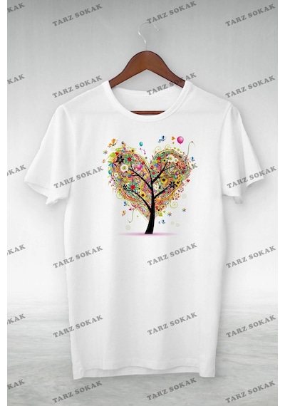 Tarzsokak Unisex Beyaz Tasarım Siyah