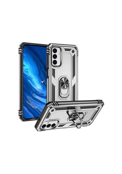 Samsung Uyumlu Galaxy M23 Kılıf Zore Vega Kapak Gri