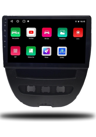 Oskodi Citroen C1 Android Carplay Multimedya 2007-2013 6gb Ram + 128gb Hafıza