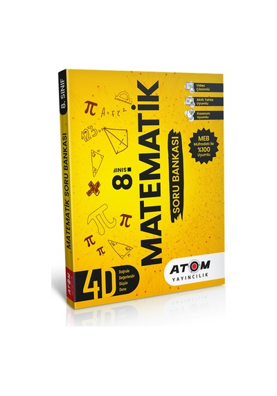 Atom 8. Sınıf Matematik Soru Bankası