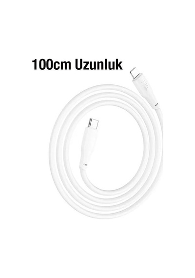 Hoco X93 Force 20w Type-c To Apple Uyumlu iPhone Lightning-c Ultra Hızlı Şarj Ve Data Kablosu 1m Beyaz