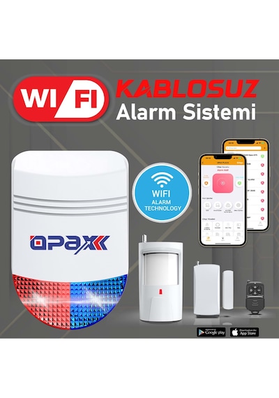 Opax Bgr12 Ekonomik Akıllı Alarm Full Set