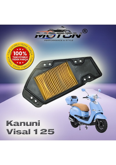 Kanuni Visal 125 Tam Uyumlu Yüksek Performanslı Hava Filtresi