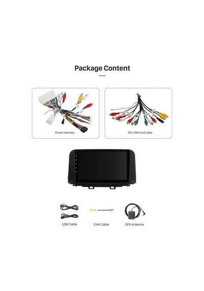 Hyundaı Tucson 2018+ Multimedya Navigasyon Usb Kamera Carplayer 6 Ram