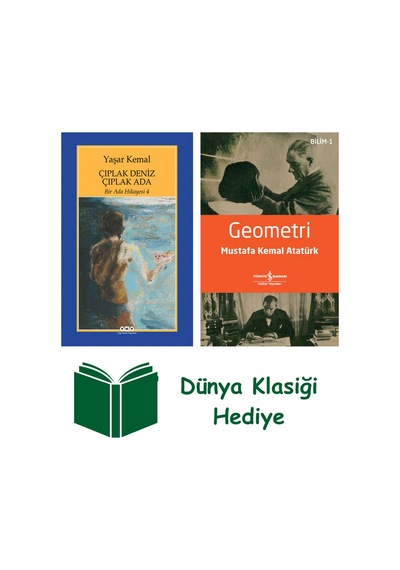Çıplak Deniz Çıplak Ada + Geometri + Dünya Klasiği Hediye