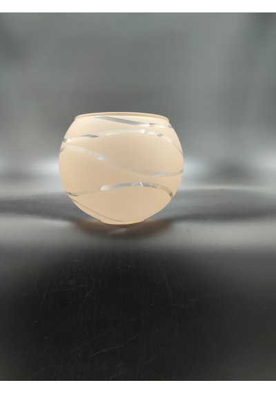 Küçük Avize Camı.küre,suyolu,somon Çap:10.00cm-duy Yuvası:3.00cm Somon